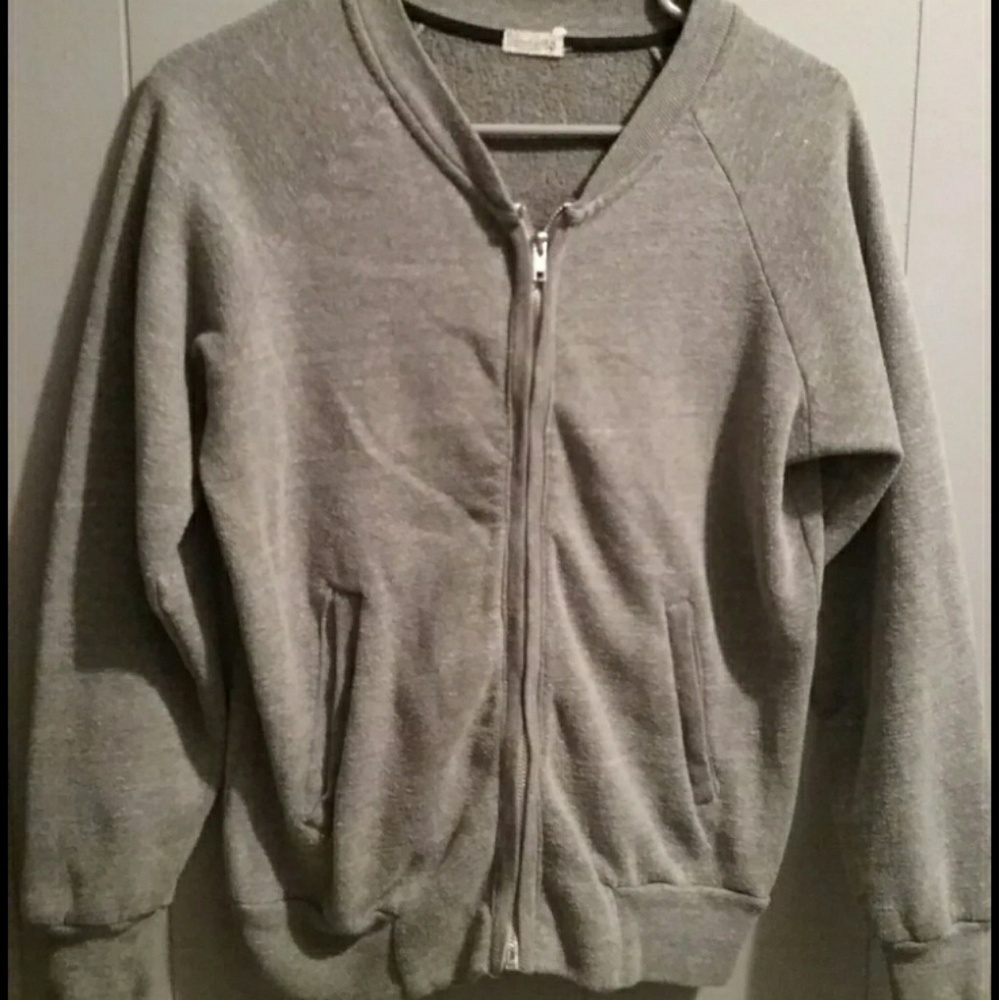 Brandy Melville Gray bomber jacket